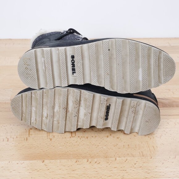 Sorel Sneak Chic Alpine Holiday Shearling Waterproof Cold-Weather Boots 5.5 - Picture 10 of 11